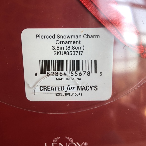 Lenox Christmas ornament. Porcelain. - Picture 3 of 3